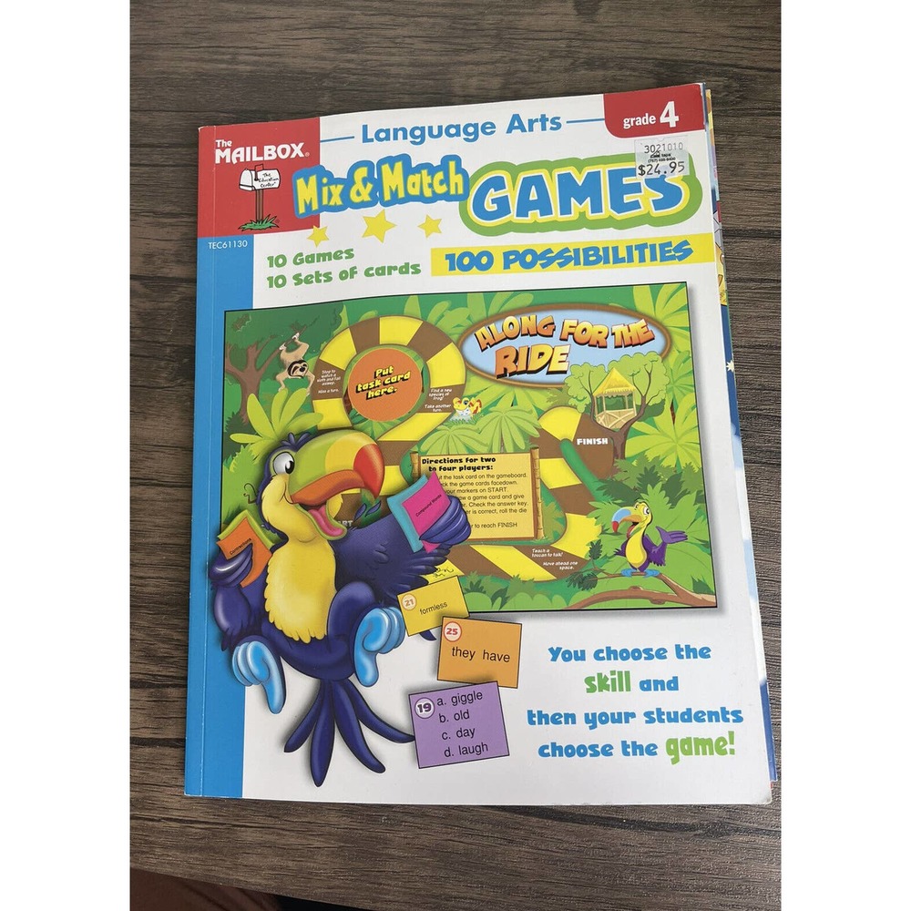 Mix and Match Games : Language Arts Grade 4 by The Mailbox Books Staff (2008)